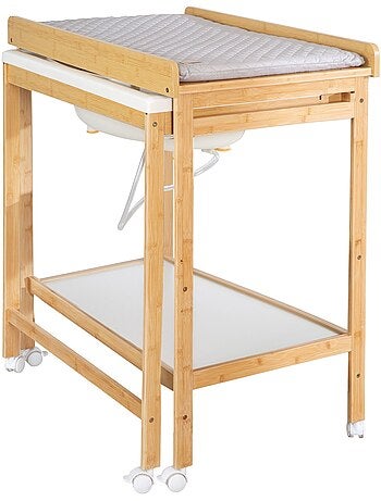 Table ? langer extensible avec baignoire + Matelas ? langer 'roba Style' - Bicolore