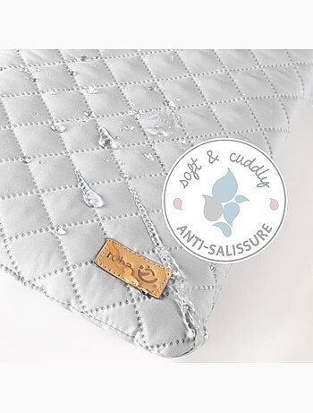 Table ? langer murale rabattable + matelas d?perlant 'Roba style'