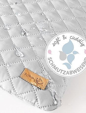 Table ? langer murale rabattable + matelas d?perlant 'Roba style'
