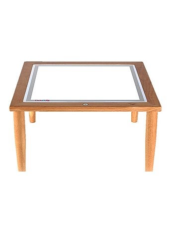 Table lumineuse en bois