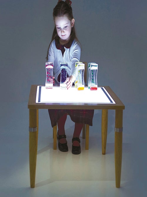 Table lumineuse en bois - Kiabi