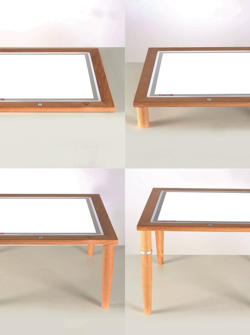 Table lumineuse en bois Beige - Kiabi