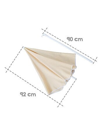 Table pique-nique enfant avec bancs à dossier + 2 coussins et parasol 'Picnic for 4' ROBA