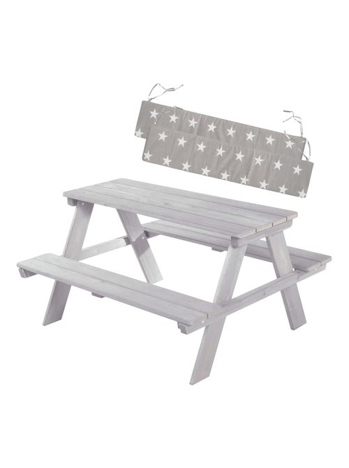 Table pique-nique enfants + 2 coussins 'Roba picnic for 4' - Kiabi Table pique-nique enfants + 2 coussins 'Roba picnic for 4' - Kiabi