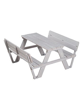 Table pique-nique enfants avec bancs à dossier 'Roba picnic for 4'