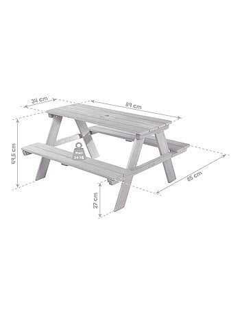 Table pique-nique enfants 'Roba picnic for 4'