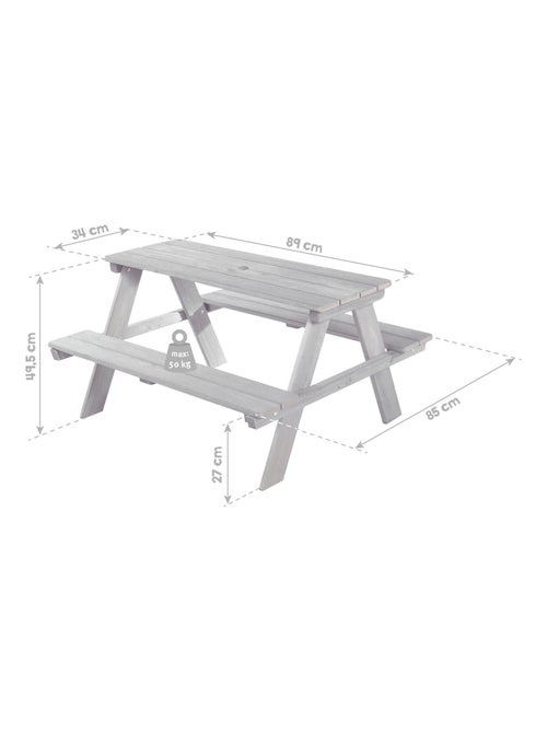 Table pique-nique enfants 'Roba picnic for 4' - Kiabi Table pique-nique enfants 'Roba picnic for 4' - Kiabi