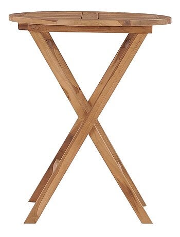 Table pliable de jardin ronde