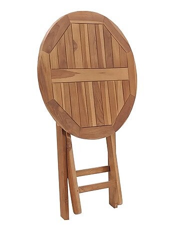 Table pliable de jardin ronde