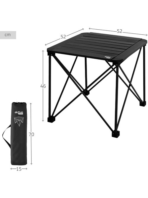 Table pliante de camping aktive anti-renversement et amovible - Kiabi