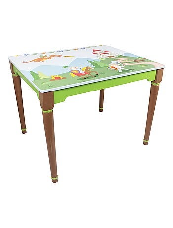 Table pour chambre enfant ou bébé garçon en bois Knights & Dragons