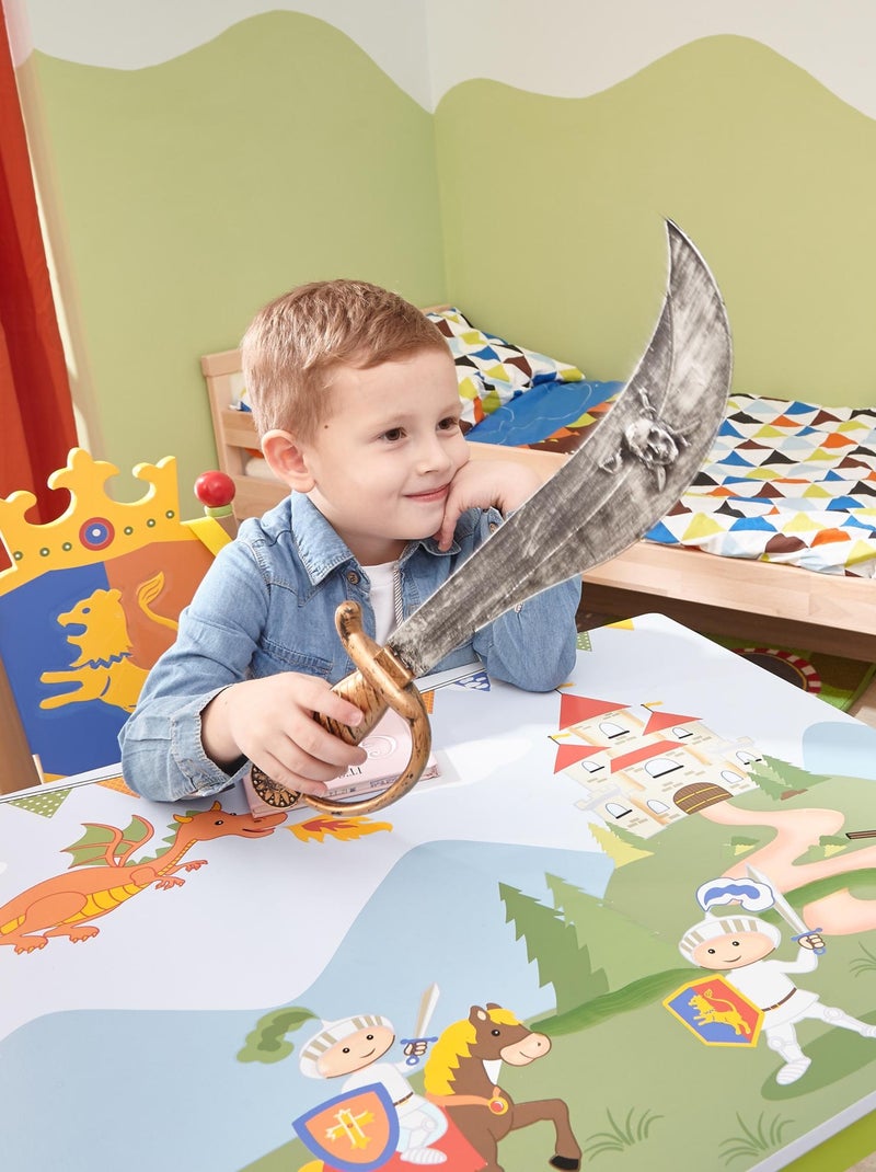 Table pour chambre enfant ou bébé garçon en bois Knights & Dragons Vert - Kiabi