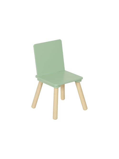 Table rectangulaire enfant bois de pin 4 assises Judith - Kiabi