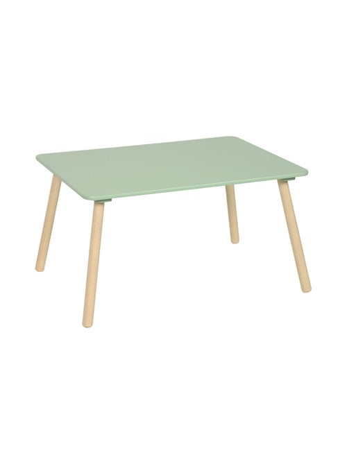 Table rectangulaire enfant bois de pin 4 assises Judith - Kiabi
