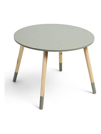 Table ronde enfant bois LE ROI DE LA JUNGLE