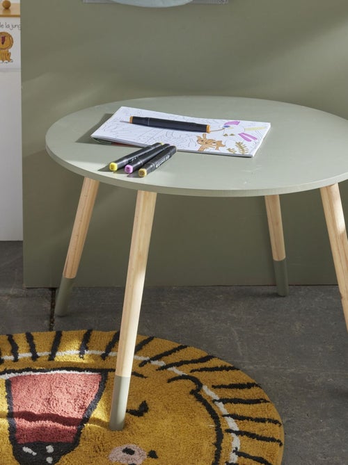 Table ronde enfant bois LE ROI DE LA JUNGLE - Kiabi