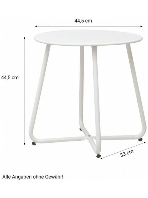 Table ronde métal - Kiabi