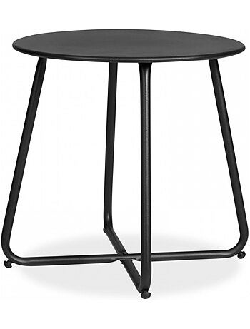 Table ronde métal
