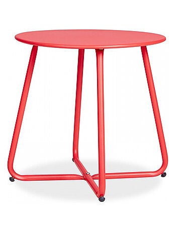 Table ronde métal