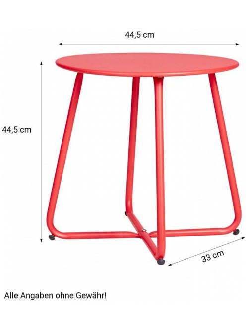 Table ronde métal - Kiabi