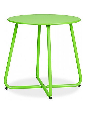 Table ronde métal