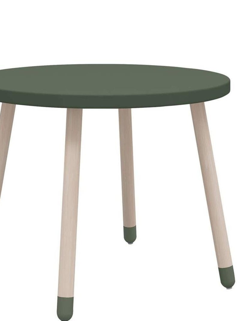Table ronde vert en bois 60 x 47 cm Flexa Vert - Kiabi