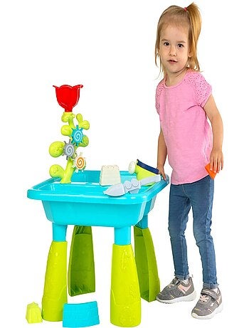 Table sable et eau avec accessoires