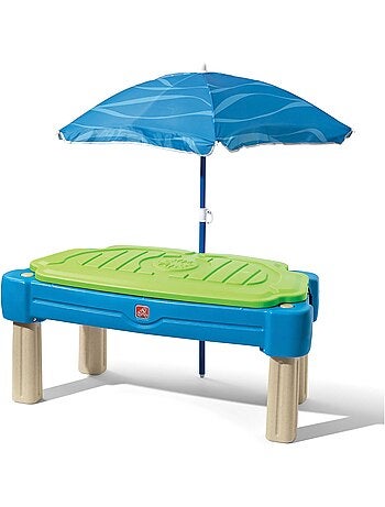 Table sable et eau Cascade avec Parasol Step2