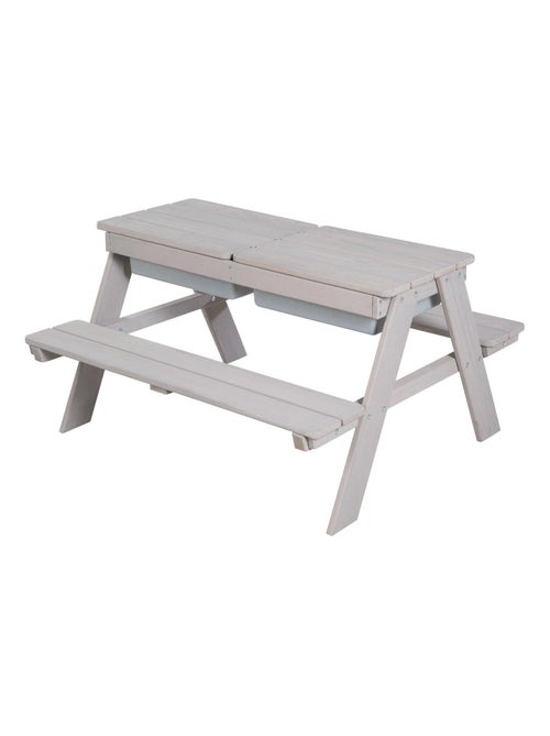 Table sable et eau en bois massif résistant pour 4 enfants 'Roba outdoor+ play' - Kiabi