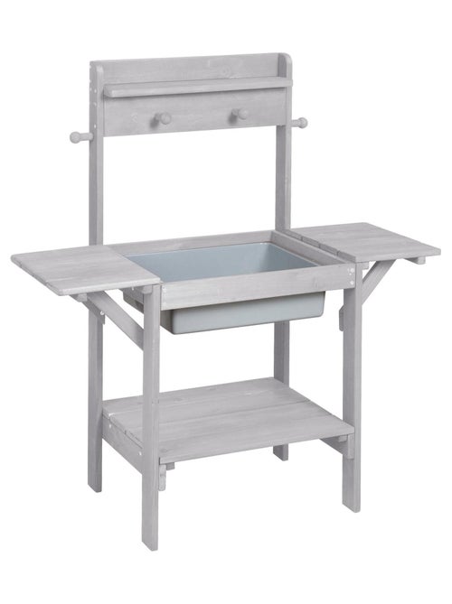 Table sable et eau en bois massif résistant 'Roba outdoor midi' - Kiabi