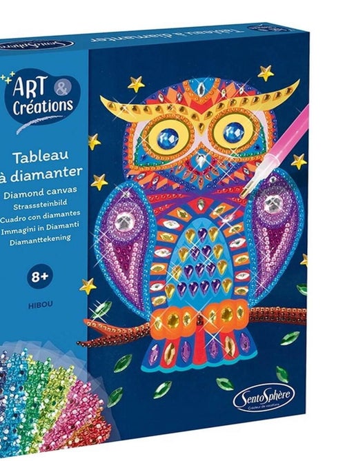 Tableau à diamanter - hibou - Kiabi