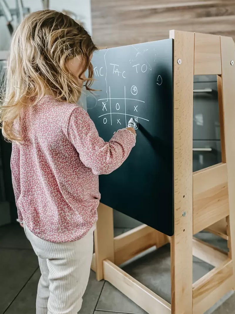 Tableau ardoise pour tour d'apprentissage Felix Tissi Noir - Kiabi