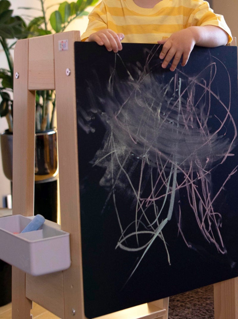 Tableau ardoise pour tour d'apprentissage Felix Tissi Noir - Kiabi