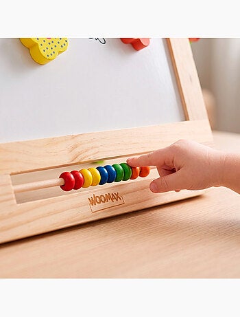 Tableau blanc 2 en 1 avec accessoires - woomax