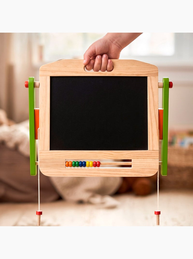 Tableau blanc 2 en 1 avec accessoires - woomax N/A - Kiabi