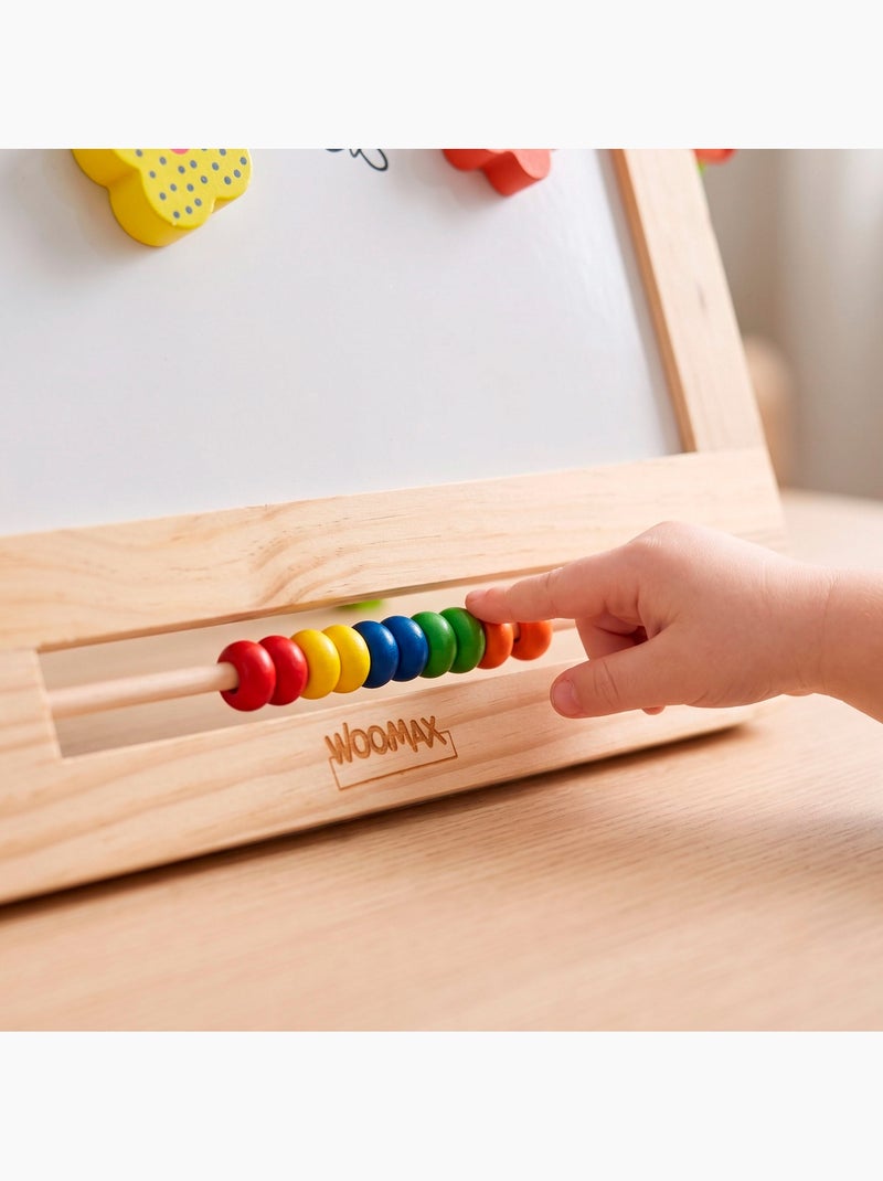 Tableau blanc 2 en 1 avec accessoires - woomax N/A - Kiabi