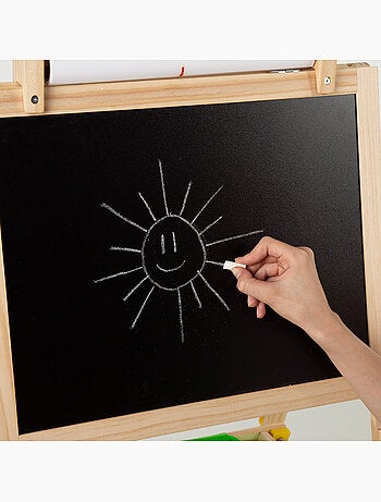 Tableau chevalet blanc 3 en 1 WOOMAX
