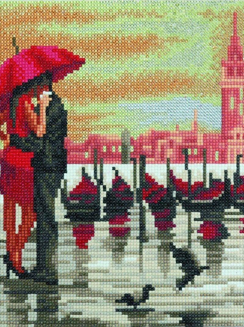 Tableau Crystal Art à diamanter - Venise - 30 x 30 - Crystal Art N/A - Kiabi