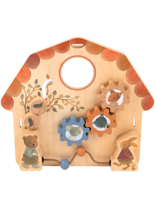 Tableau d'activités en bois bébé - Kiabi