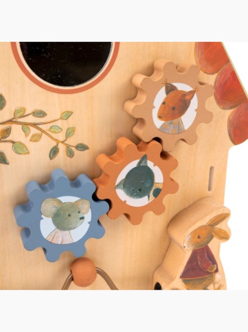 Tableau d'activités en bois bébé - Kiabi