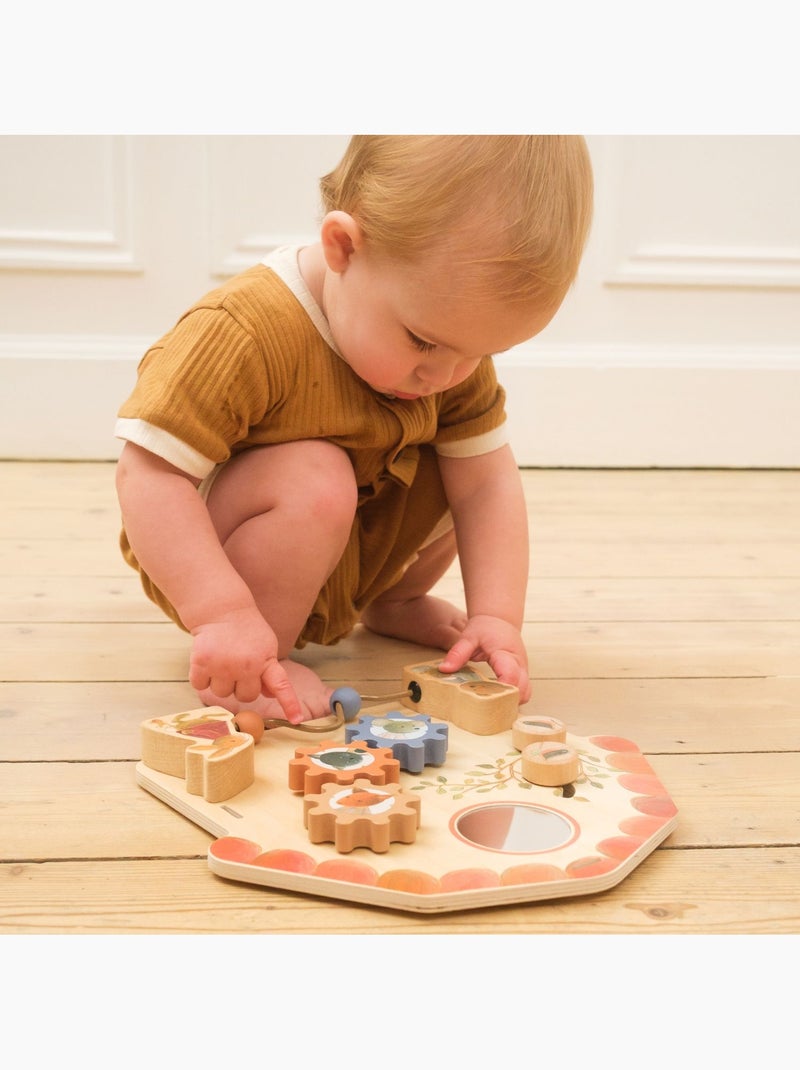 Tableau d'activités en bois bébé Beige - Kiabi