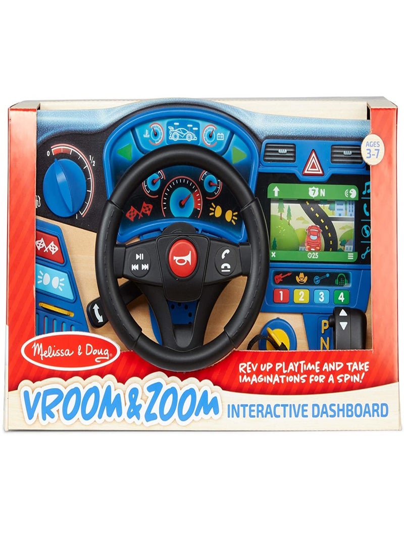 Tableau de bord interactif Vroom & Zoom Bleu - Kiabi