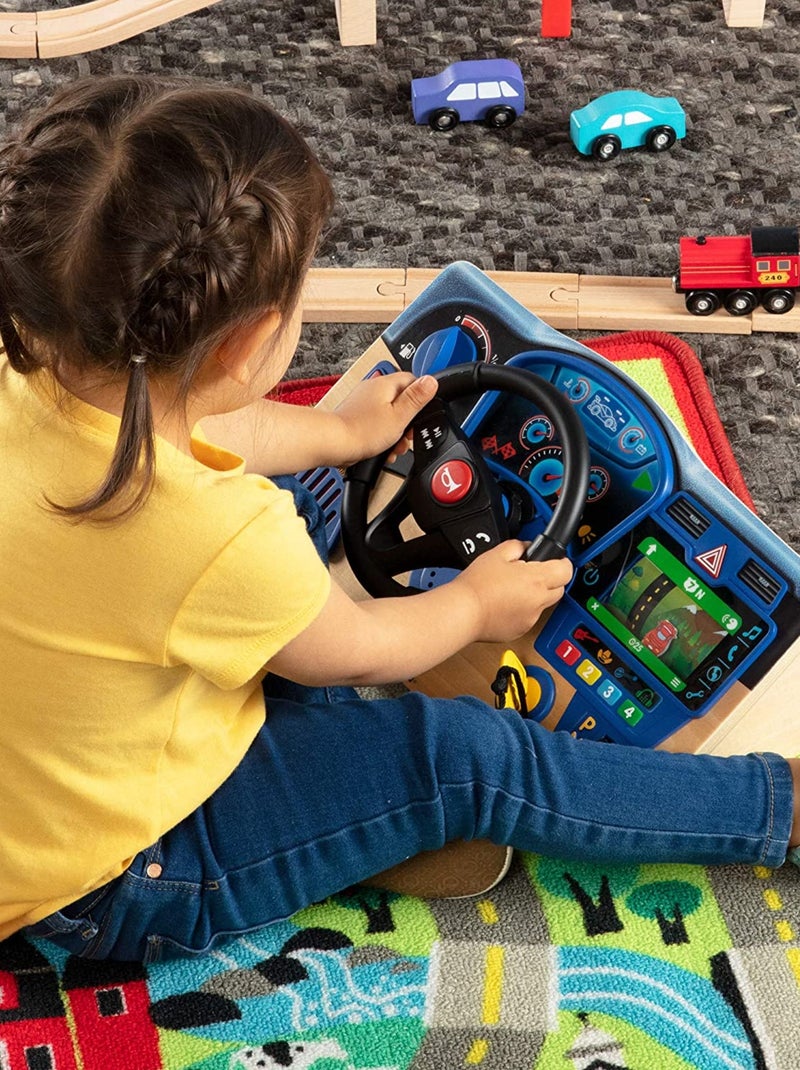 Tableau de bord interactif Vroom & Zoom Bleu - Kiabi