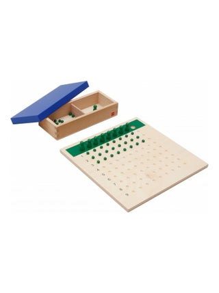 Tableau de division des unités jeu Montessori