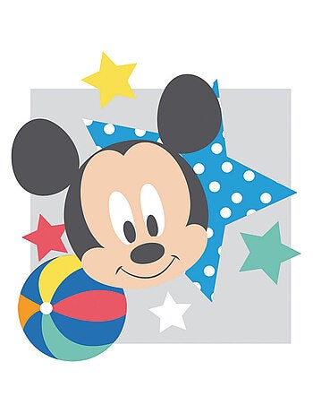 Tableau Disney - la tête de Mickey - 35 cm x 35 cm