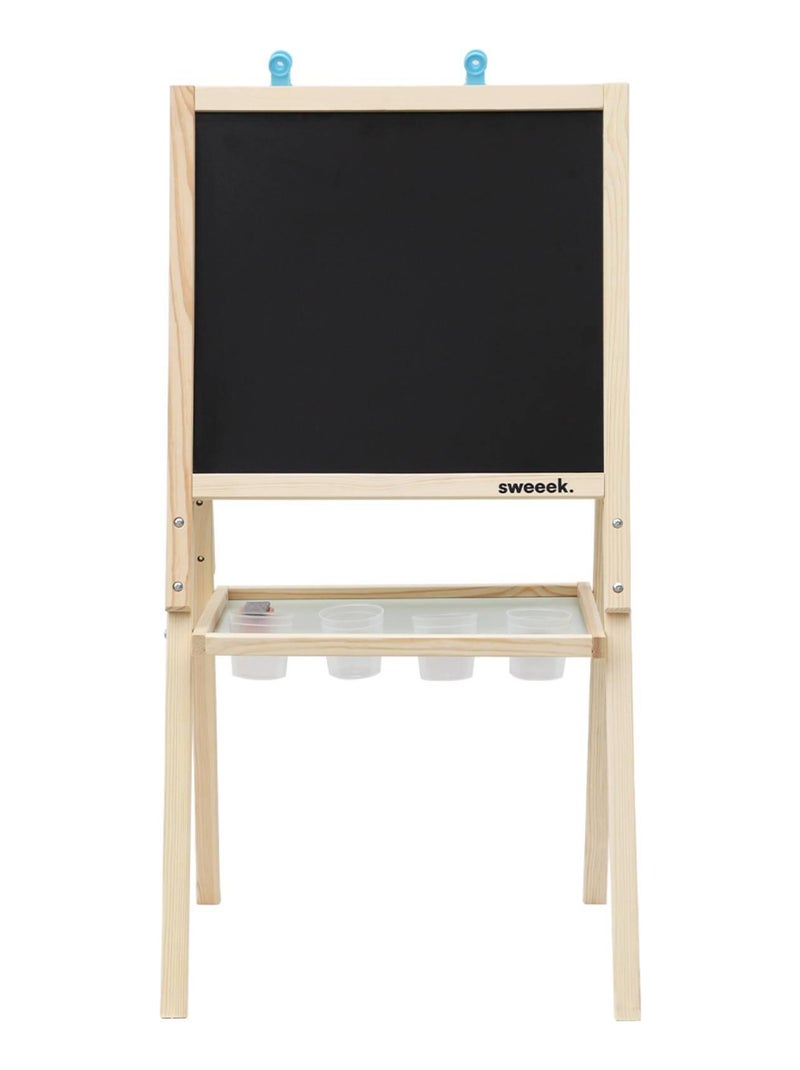 Tableau double face en bois pour enfant Kiddo N/A - Kiabi