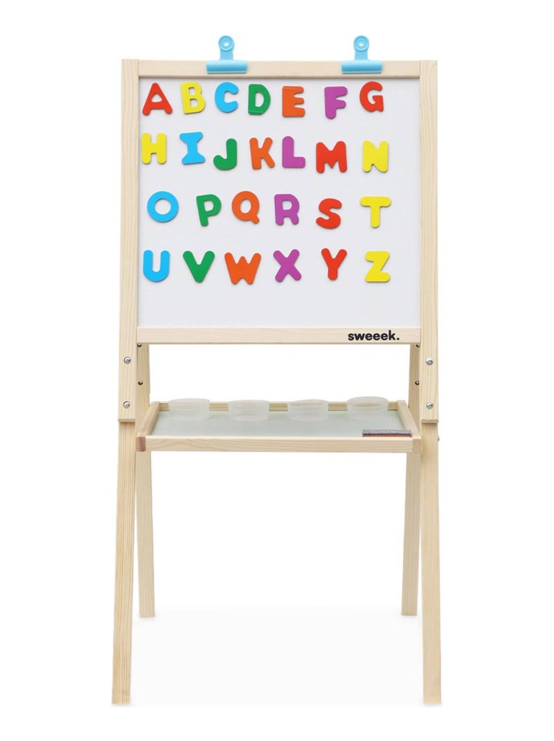 Tableau double face en bois pour enfant Kiddo N/A - Kiabi