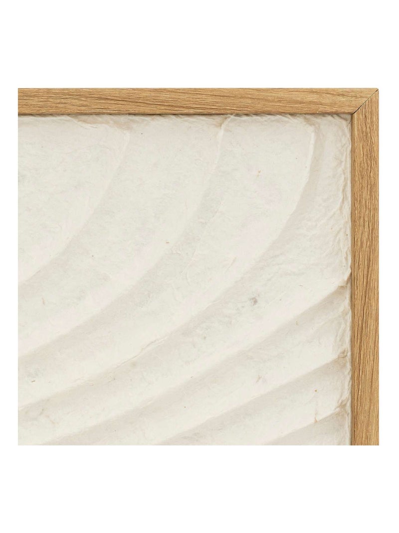 Tableau en relief VAGUES Blanc - Kiabi