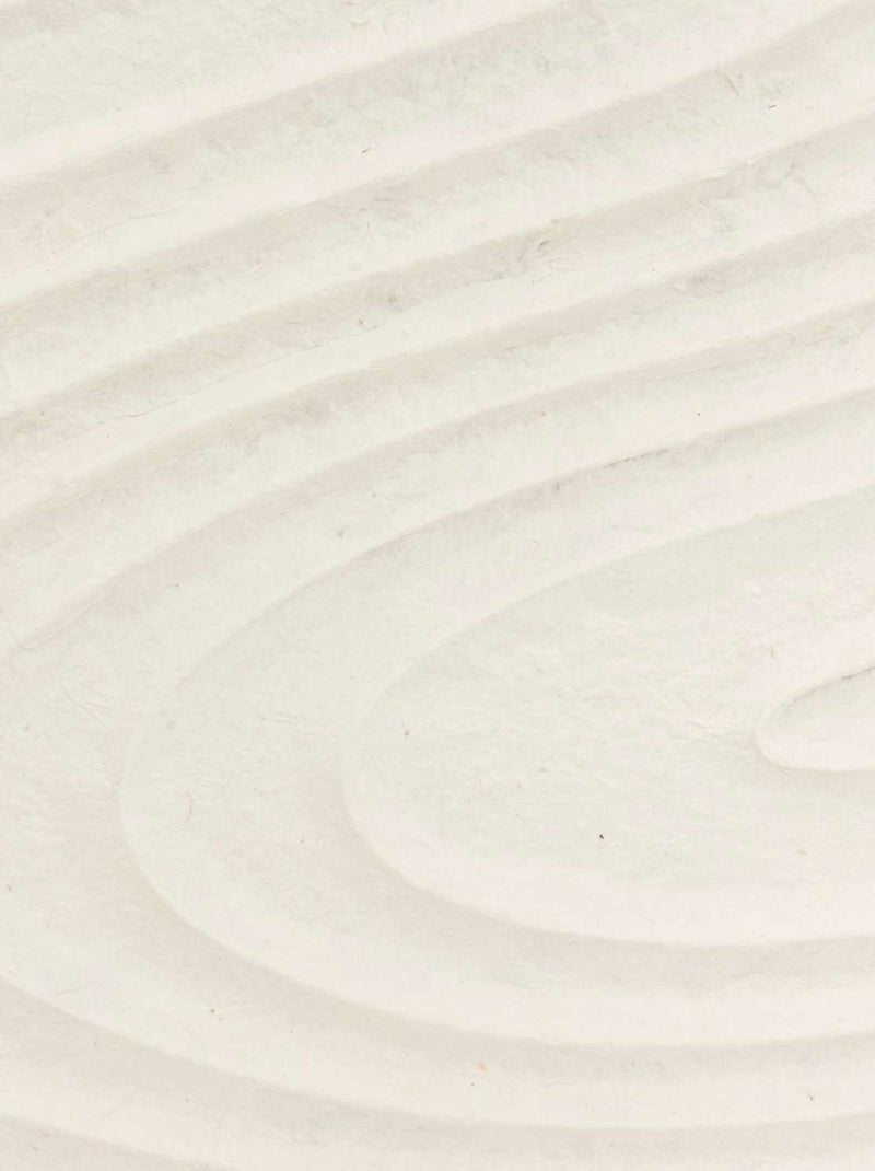 Tableau en relief VAGUES Blanc - Kiabi