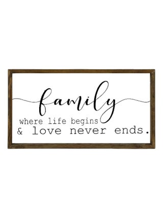 Tableau Family en bois